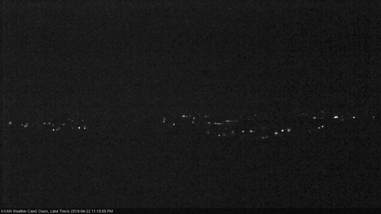 Lake Travis webcam, April 22, 2019 10:20 PM CT