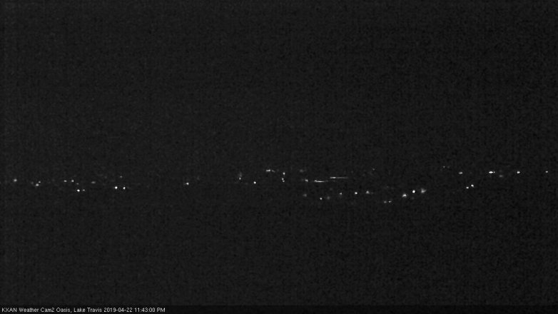 Lake Travis webcam, April 22, 2019 10:45 PM CT