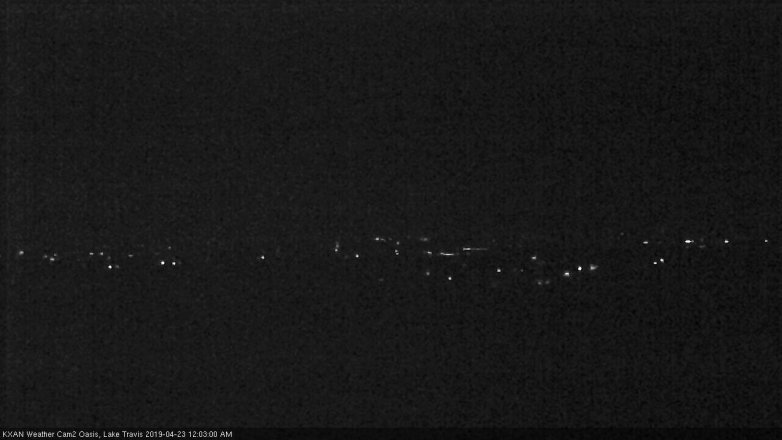 Lake Travis webcam, April 22, 2019 11:05 PM CT
