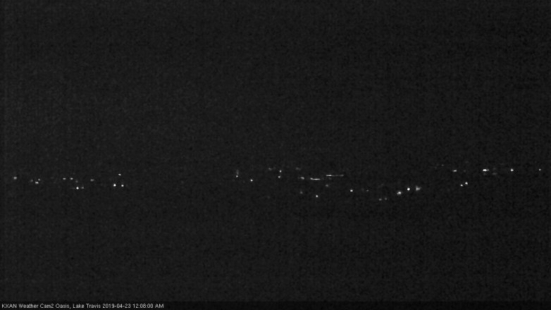 Lake Travis webcam, April 22, 2019 11:10 PM CT