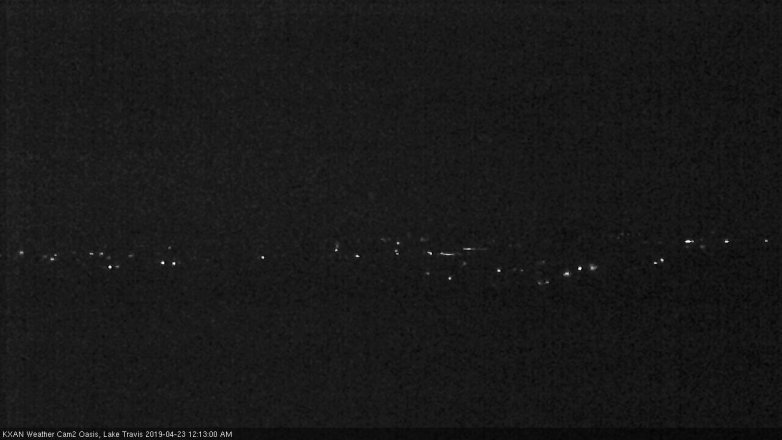 Lake Travis webcam, April 22, 2019 11:15 PM CT