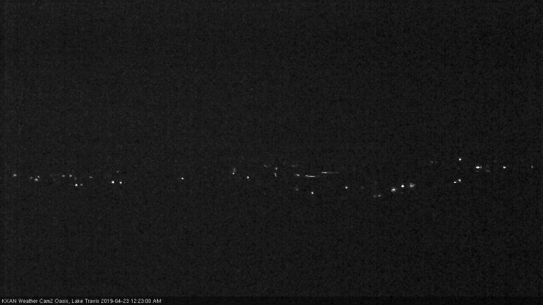 Lake Travis webcam, April 22, 2019 11:25 PM CT