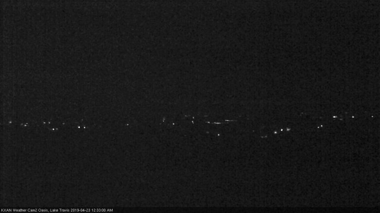 Lake Travis webcam, April 22, 2019 11:35 PM CT