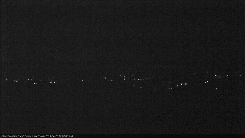 Lake Travis webcam, April 22, 2019 11:40 PM CT