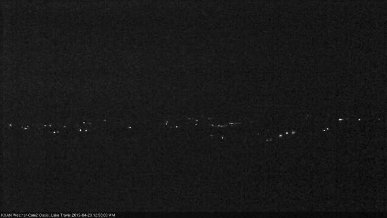 Lake Travis webcam, April 22, 2019 11:55 PM CT