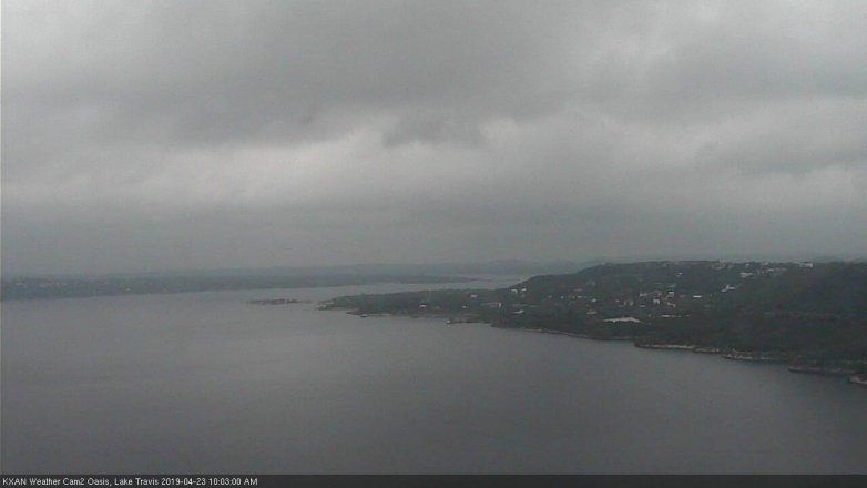 Lake Travis webcam, April 23, 2019 9:05 AM CT