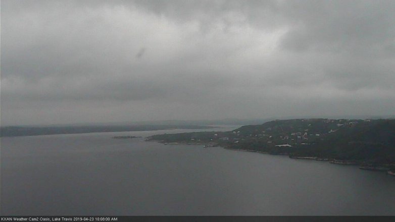 Lake Travis webcam, April 23, 2019 9:10 AM CT