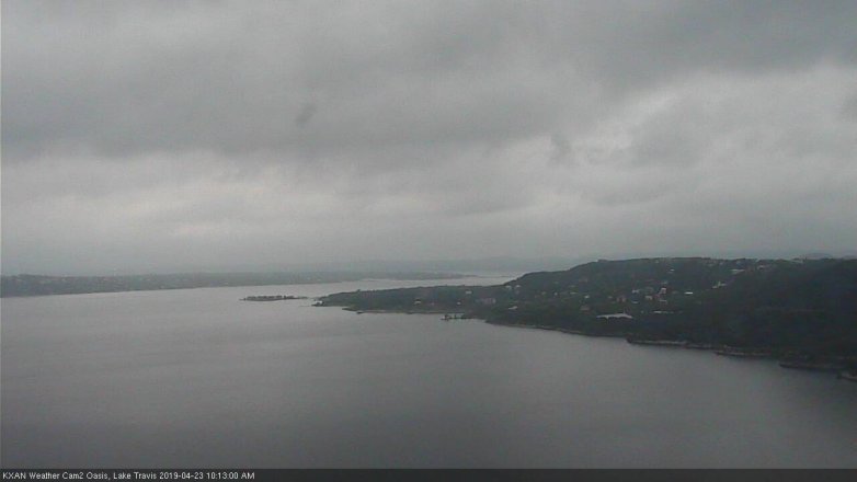 Lake Travis webcam, April 23, 2019 9:15 AM CT