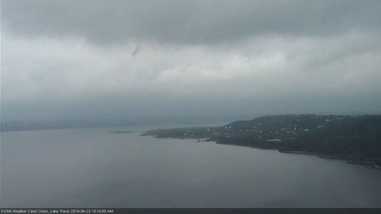 Lake Travis webcam, April 23, 2019 9:20 AM CT