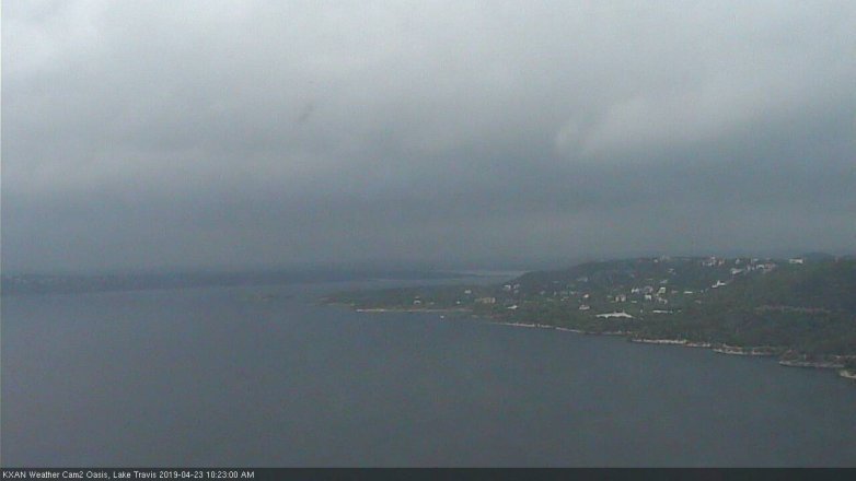 Lake Travis webcam, April 23, 2019 9:25 AM CT