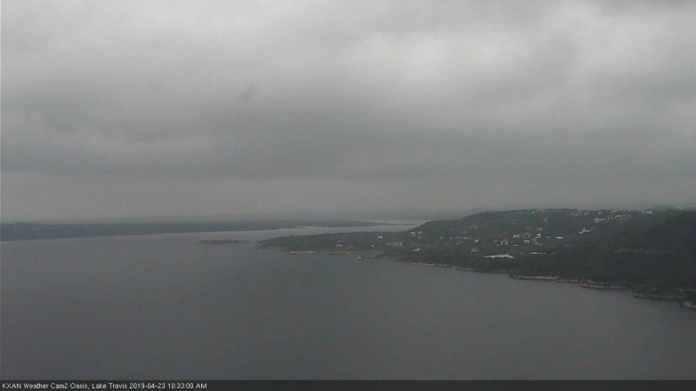 Lake Travis webcam, April 23, 2019 9:35 AM CT