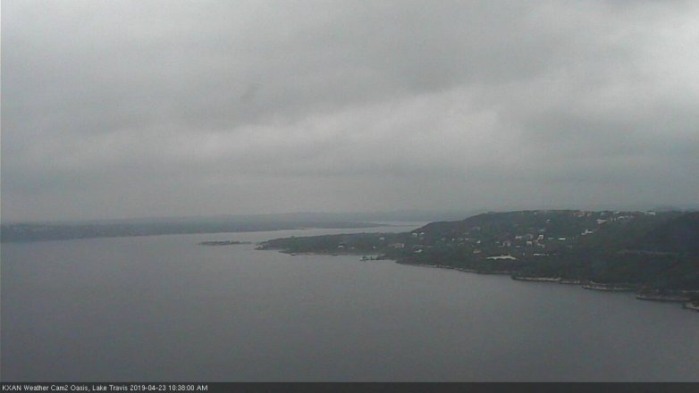 Lake Travis webcam, April 23, 2019 9:40 AM CT