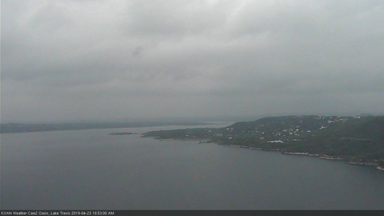 Lake Travis webcam, April 23, 2019 9:55 AM CT