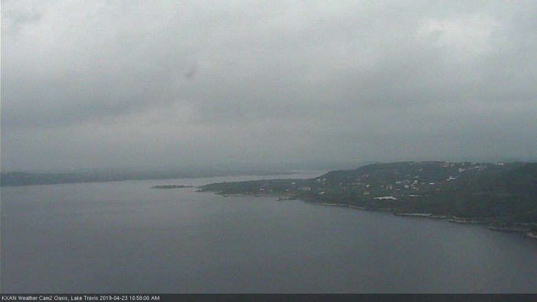 Lake Travis webcam, April 23, 2019 10:00 AM CT