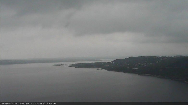 Lake Travis webcam, April 23, 2019 10:15 AM CT