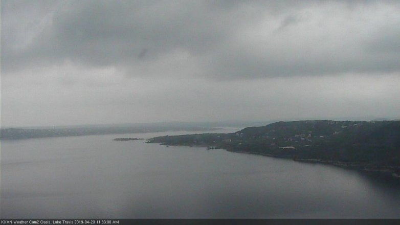 Lake Travis webcam, April 23, 2019 10:35 AM CT