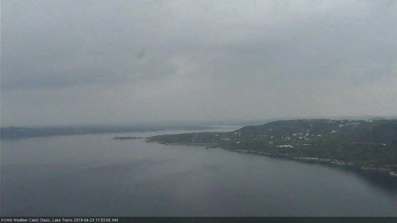 Lake Travis webcam, April 23, 2019 10:55 AM CT
