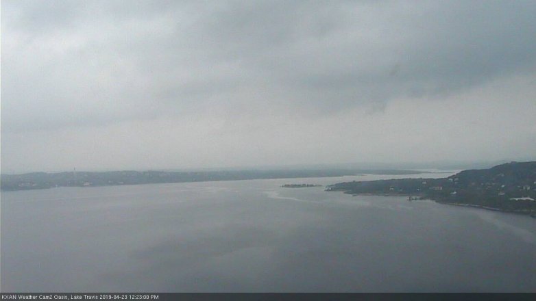 Lake Travis webcam, April 23, 2019 11:25 AM CT