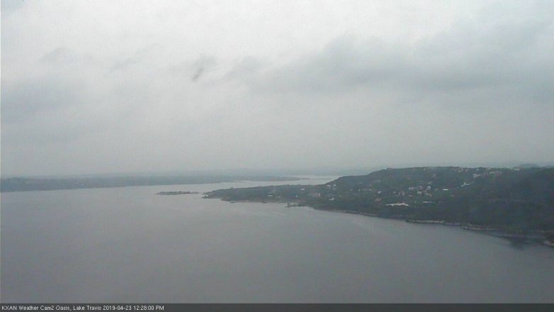 Lake Travis webcam, April 23, 2019 11:30 AM CT