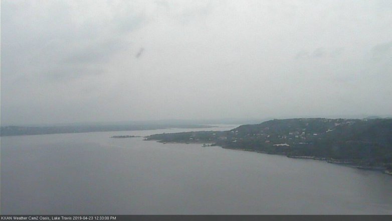 Lake Travis webcam, April 23, 2019 11:35 AM CT