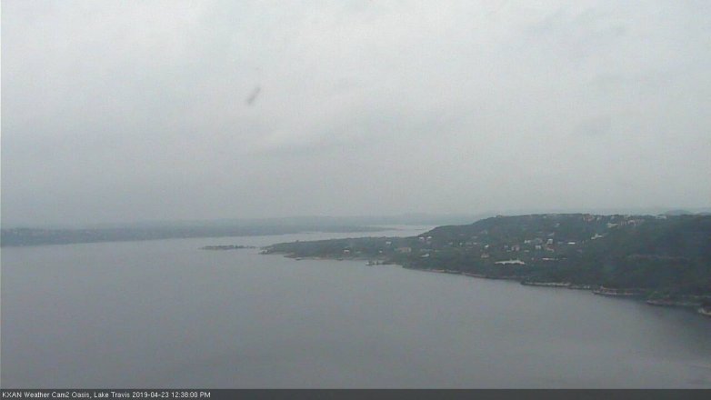 Lake Travis webcam, April 23, 2019 11:40 AM CT
