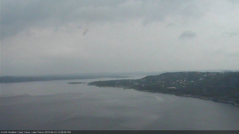 Lake Travis webcam, April 23, 2019 12:00 PM CT