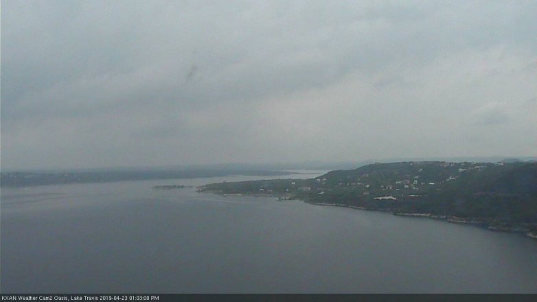 Lake Travis webcam, April 23, 2019 12:05 PM CT