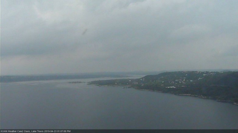 Lake Travis webcam, April 23, 2019 12:10 PM CT