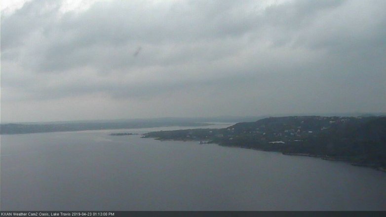 Lake Travis webcam, April 23, 2019 12:15 PM CT