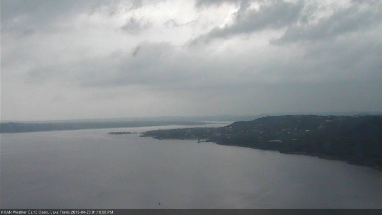 Lake Travis webcam, April 23, 2019 12:20 PM CT