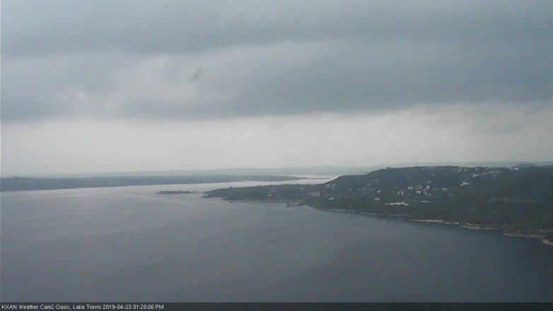 Lake Travis webcam, April 23, 2019 12:30 PM CT