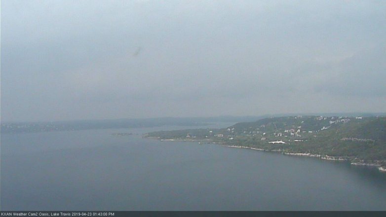 Lake Travis webcam, April 23, 2019 12:45 PM CT