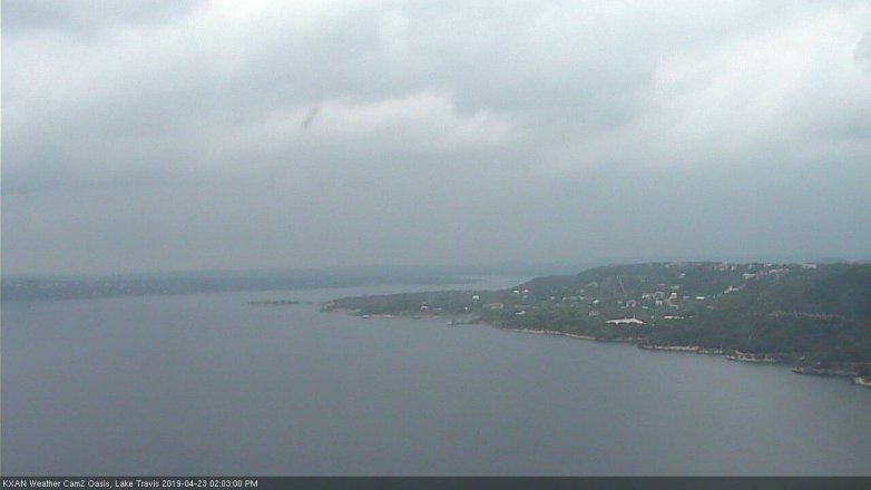 Lake Travis webcam, April 23, 2019 1:05 PM CT
