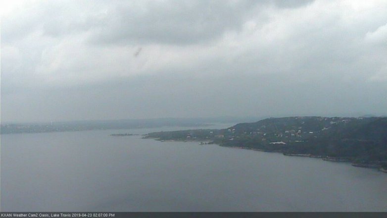 Lake Travis webcam, April 23, 2019 1:10 PM CT