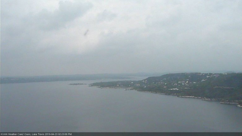 Lake Travis webcam, April 23, 2019 1:25 PM CT