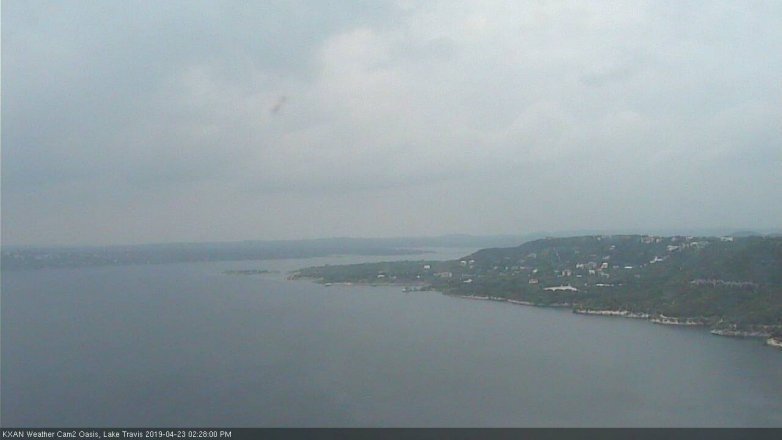 Lake Travis webcam, April 23, 2019 1:30 PM CT