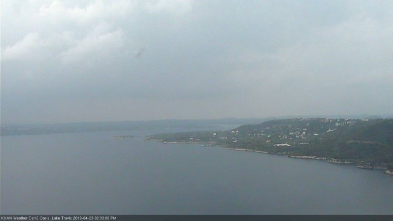 Lake Travis webcam, April 23, 2019 1:35 PM CT
