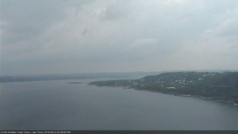 Lake Travis webcam, April 23, 2019 1:40 PM CT