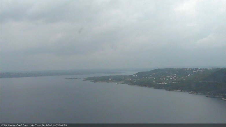 Lake Travis webcam, April 23, 2019 1:55 PM CT