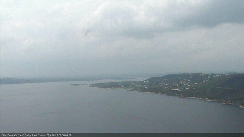 Lake Travis webcam, April 23, 2019 2:05 PM CT