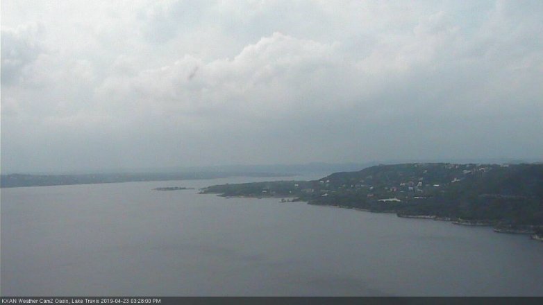 Lake Travis webcam, April 23, 2019 2:30 PM CT