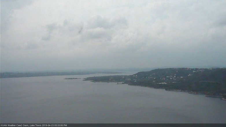 Lake Travis webcam, April 23, 2019 2:35 PM CT