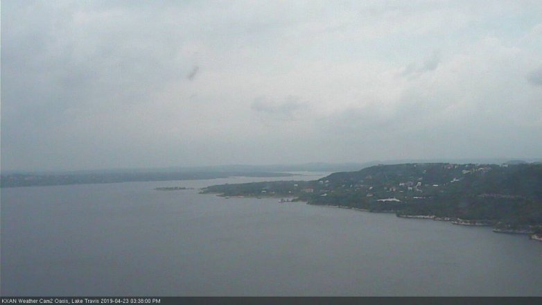 Lake Travis webcam, April 23, 2019 2:40 PM CT