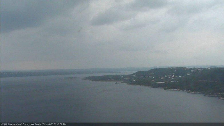 Lake Travis webcam, April 23, 2019 2:50 PM CT