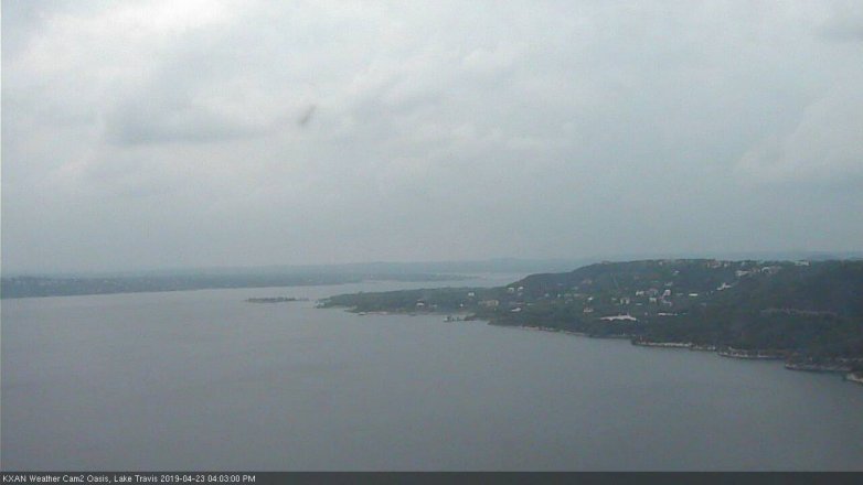 Lake Travis webcam, April 23, 2019 3:05 PM CT