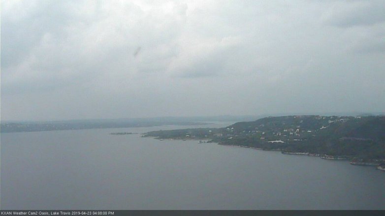 Lake Travis webcam, April 23, 2019 3:10 PM CT