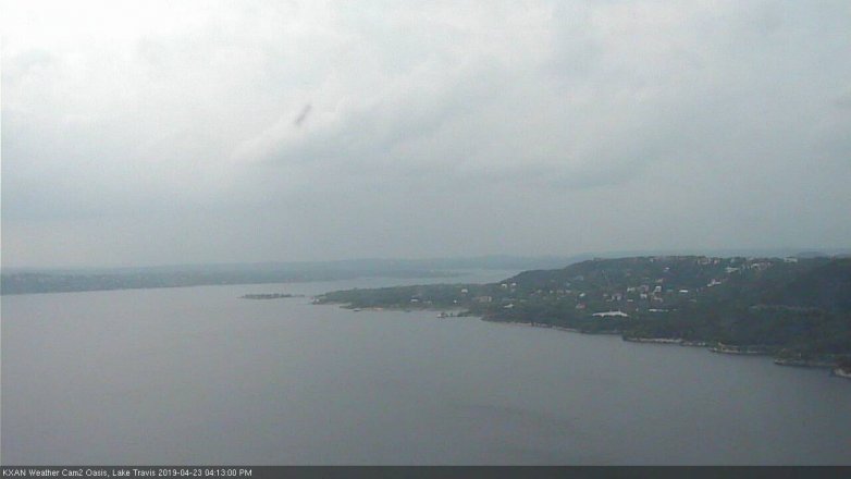 Lake Travis webcam, April 23, 2019 3:15 PM CT