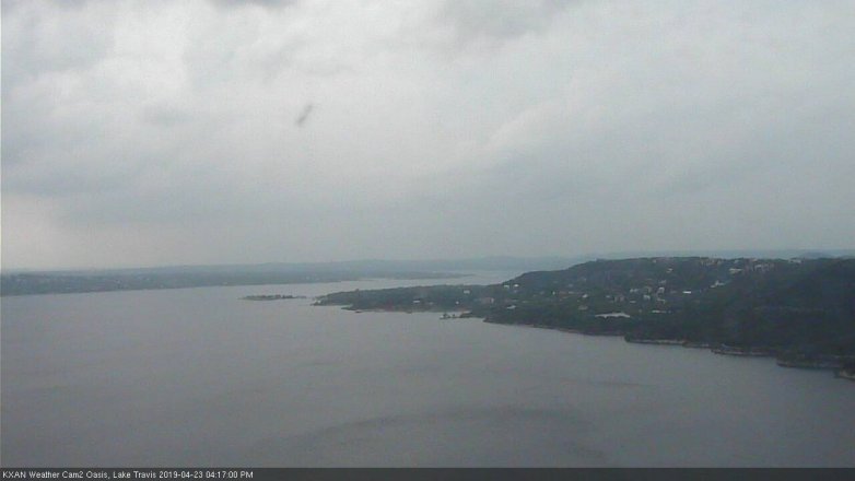 Lake Travis webcam, April 23, 2019 3:20 PM CT