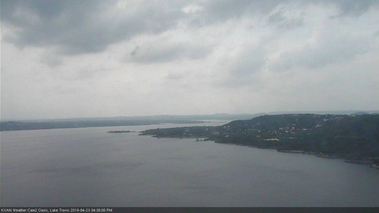 Lake Travis webcam, April 23, 2019 3:40 PM CT