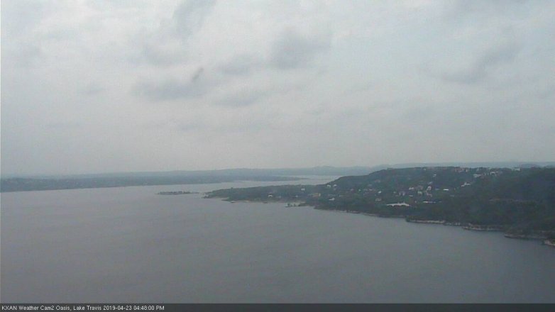 Lake Travis webcam, April 23, 2019 3:50 PM CT